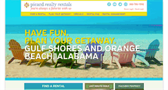 Desktop Screenshot of picardrealtyrentals.com